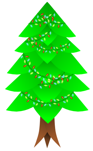 Inkscape Tutorial: Menggambar Pohon Natal Vector.