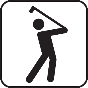 Golf Course clip art - vector clip art online, royalty free ...