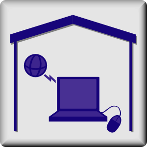 Hotel Icon In Room Internet Connection clip art - vector clip art ...