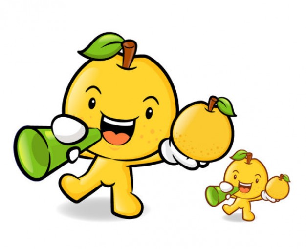 Love the cartoon super fruit Vector 2 | Download free Vector