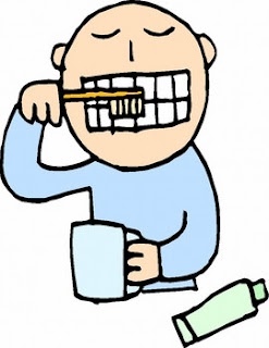 Clip art brushing teeth