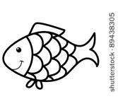 Goldfish Outline Clipart - Free Clipart Images