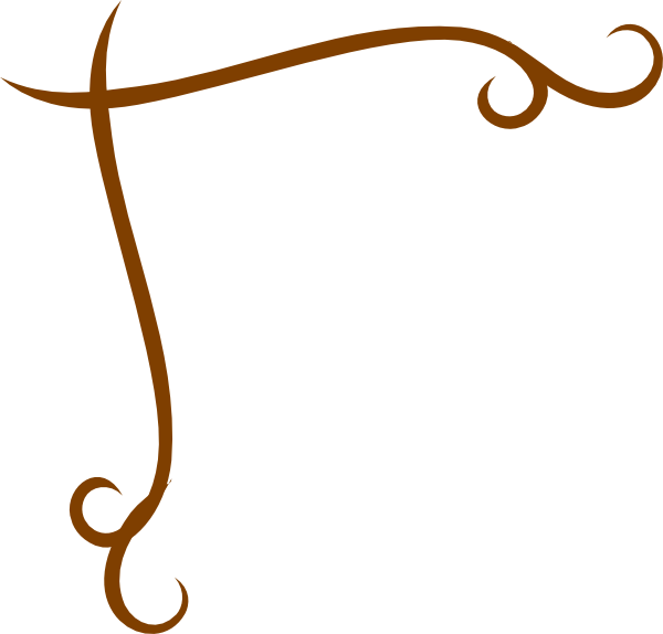 Swirl Corner Border Clipart