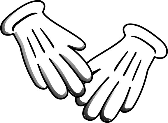 Hospital gloves clipart