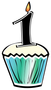 1st Birthday Cupcake Clip Art - Free Clipart Images