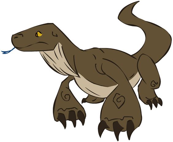 Cartoon, Art and Komodo