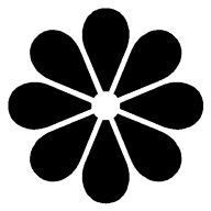Simple, Flower stencils and Stencils