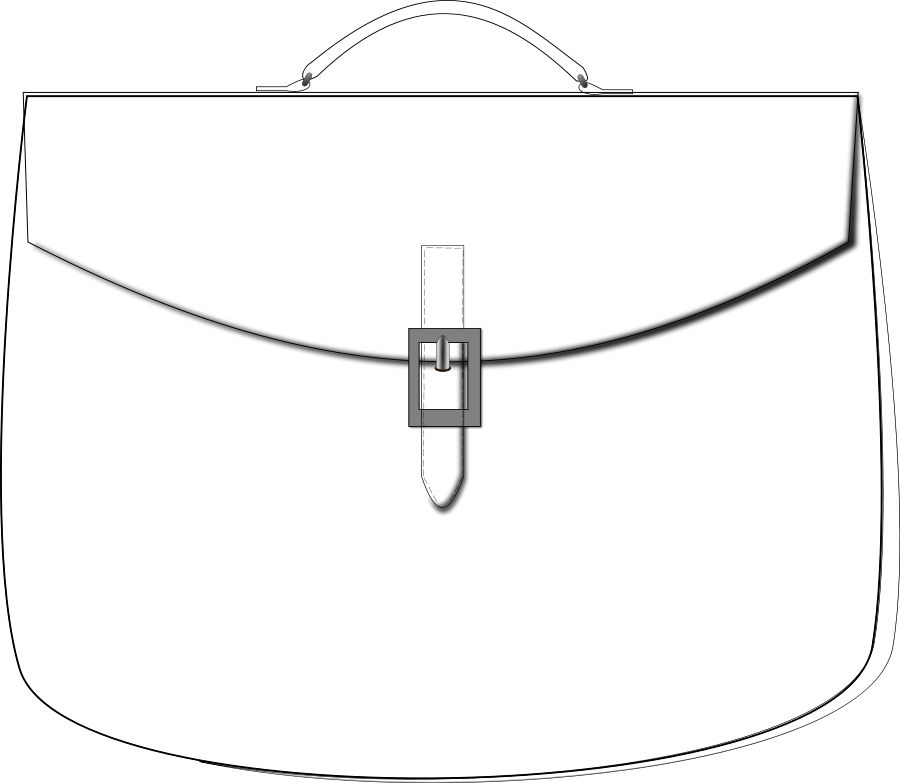 Suitcase Outline - ClipArt Best