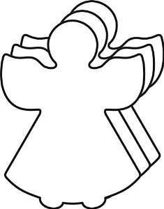 Best Photos of Cut Out Angel Template - Angel Tree Cut Out ...