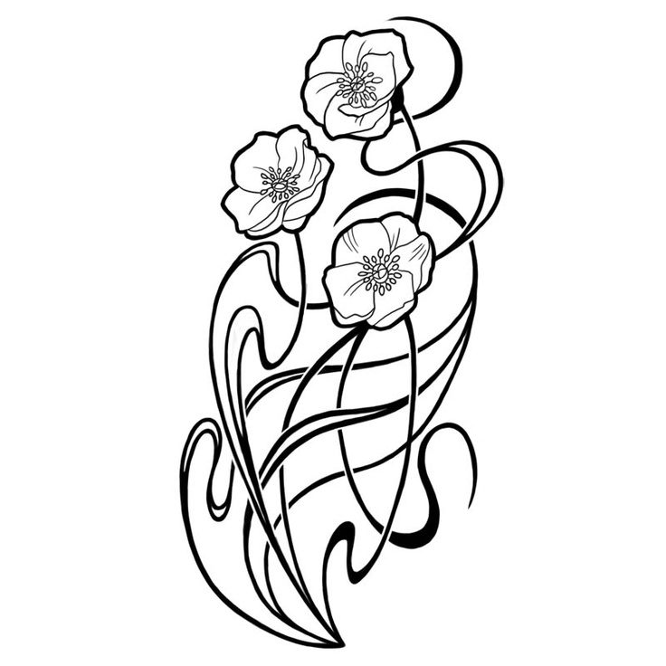 Art Nouveau Flowers | Art Nouveau ...