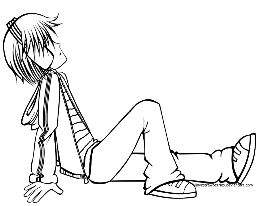 People With Headphones Drawing - ClipArt Best