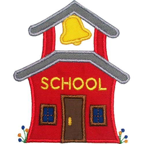 Old School House Clipart