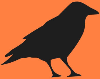 Crow stencil | Etsy