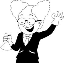Free Black and White Science Outline Clipart - Clip Art Pictures ...