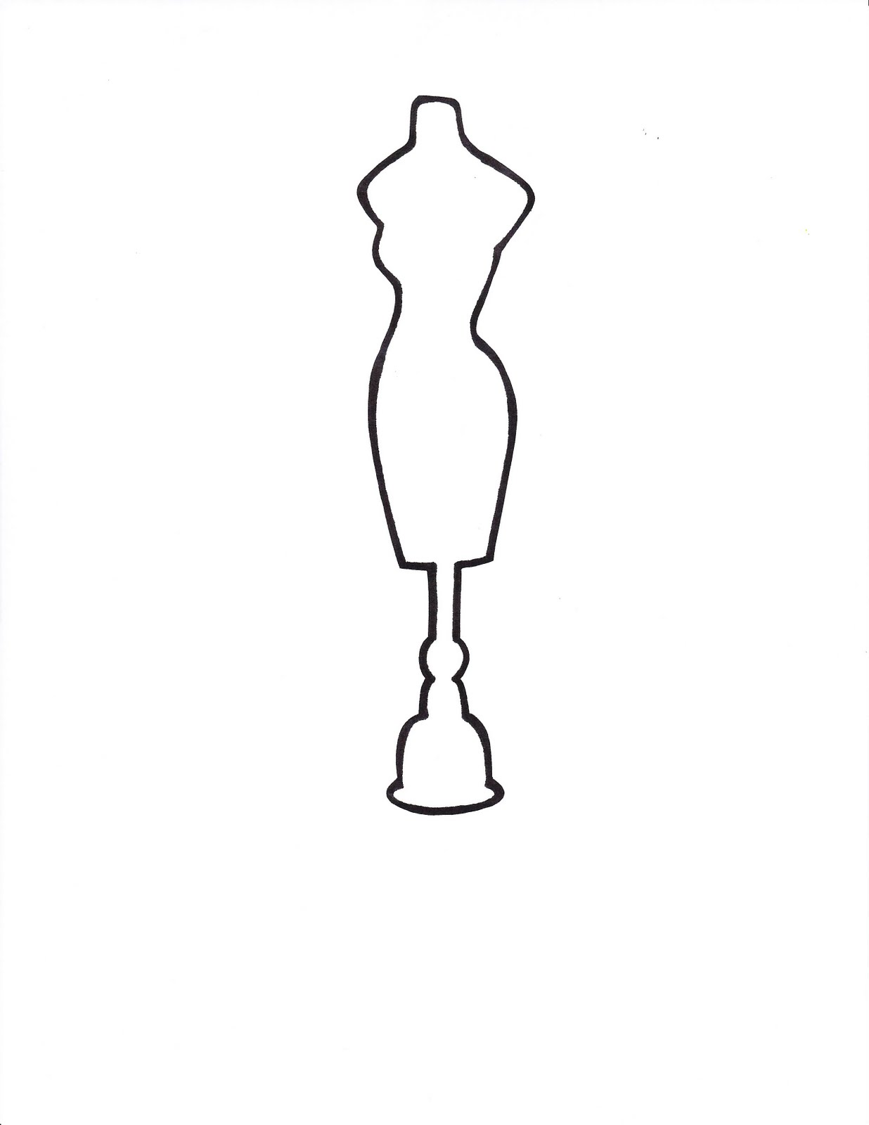 Art of Marie: FREE Dress Form Template