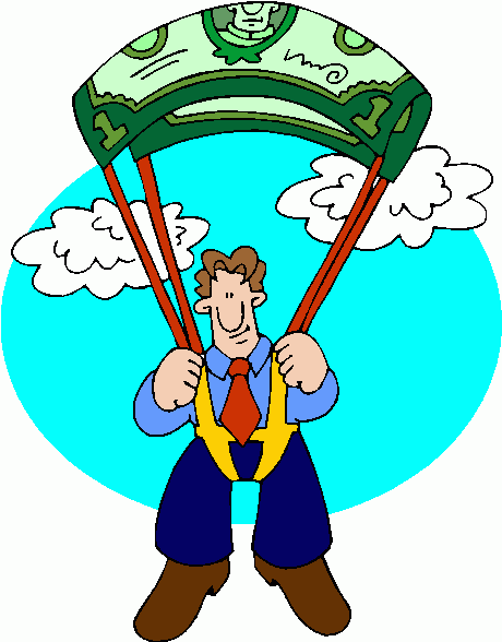 money_parachute clipart - money_parachute clip art