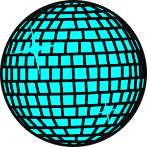 Snow Disco Ball Blau Clip Art - vector clip art ...