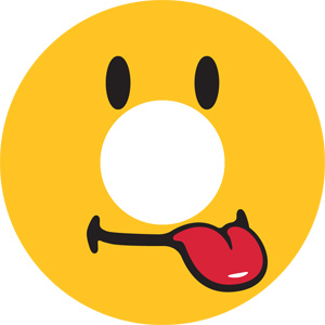 Soppy Smiley Face Contact Lenses (Pair) | Smiley Face Contact Lenses