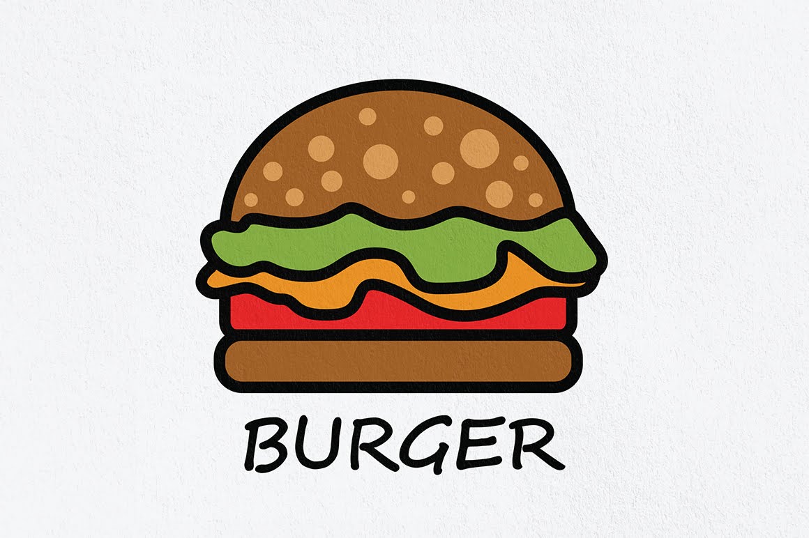 Adobe Illustrator CC Tutorial - Create a Burger Logo or Draw a ...