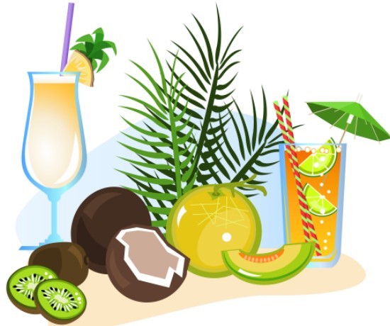 Free Vector Cartoon Happy Summer Day Design Elements 03 - TitanUI