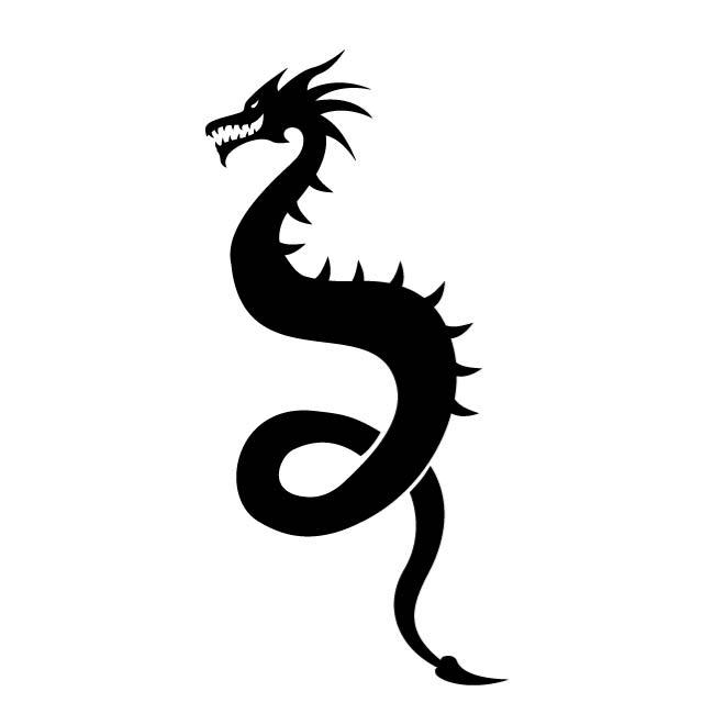 DRAGON OUTLINE IMAGE - Download at Vectorportal