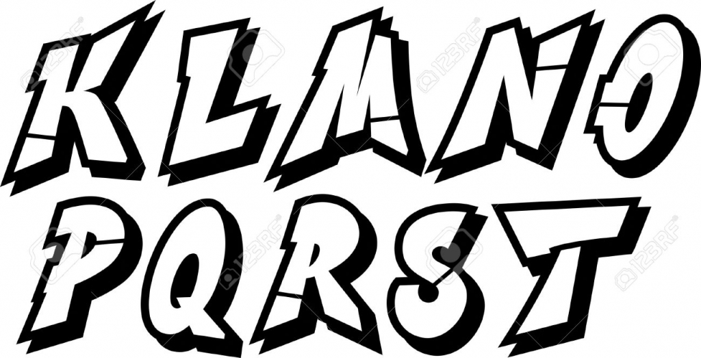 Crazy Graffiti Fonts - Wall Graffiti Art