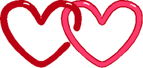 Two Hearts Design - Heart Designs Clipart