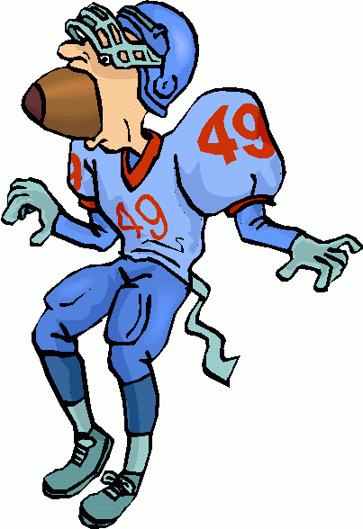 football players clip art