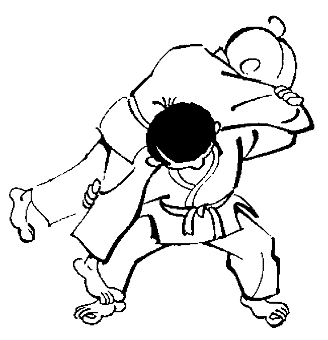 Judo Coloring Pages