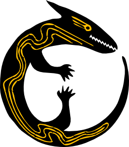 Lizard clip art Free Vector