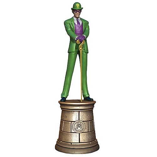 DC Superhero Riddler Bishop Chess Piece with Magazine - Eaglemoss ...