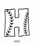 Printable Baseball Alphabet Letters | Craft Jr.