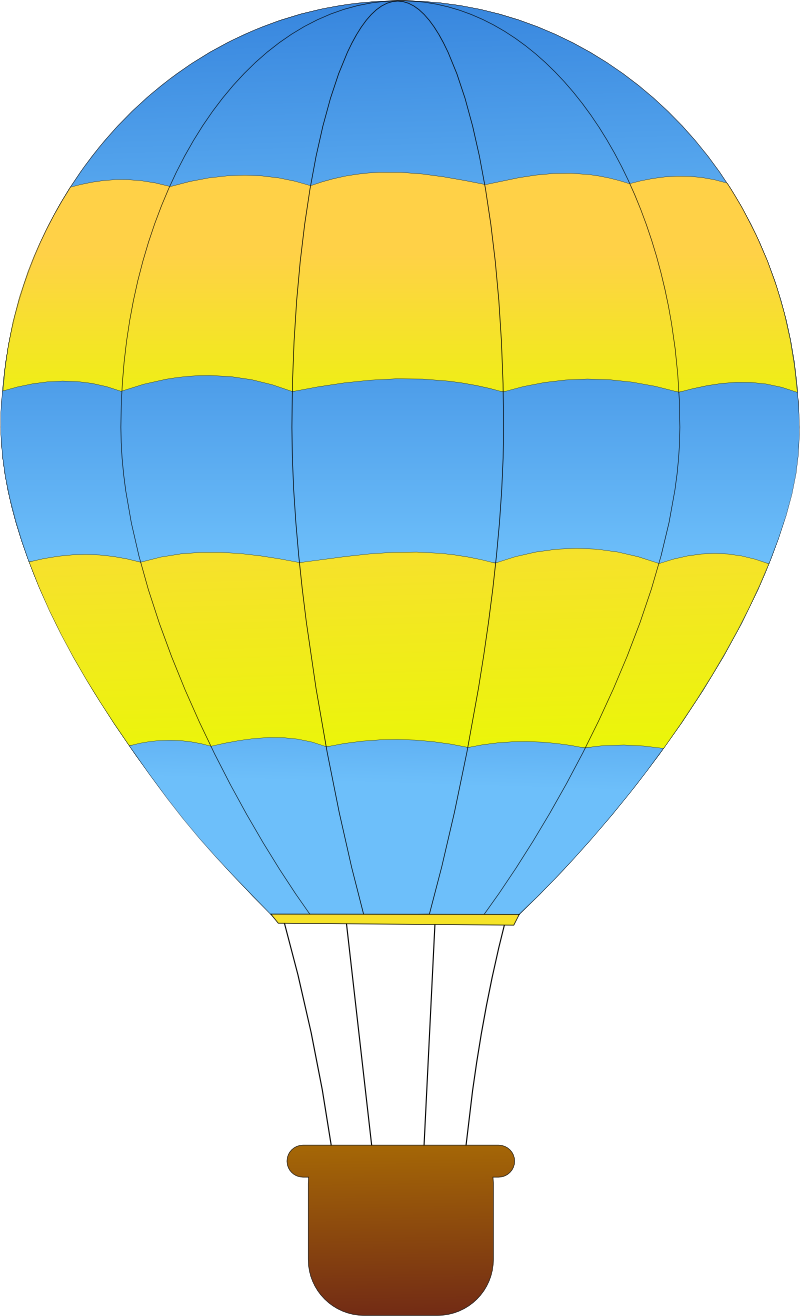 hot air balloons SVG