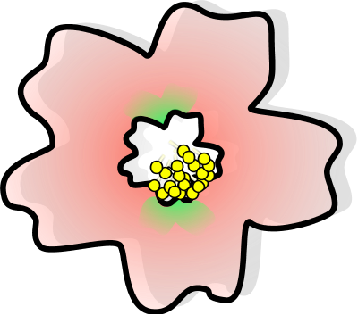 Sakura Dave Pena 01 Flowers Flowers 2011 Clip Art SVG openclipart ...