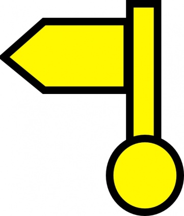 Download Yellow Flag clip art Vector Free