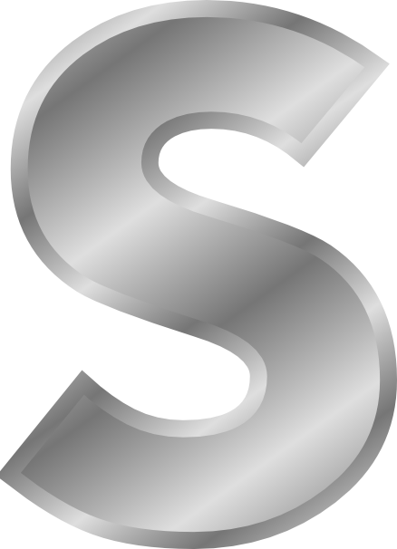 Effect Letters Alphabet Silver clip art - vector clip art online ...