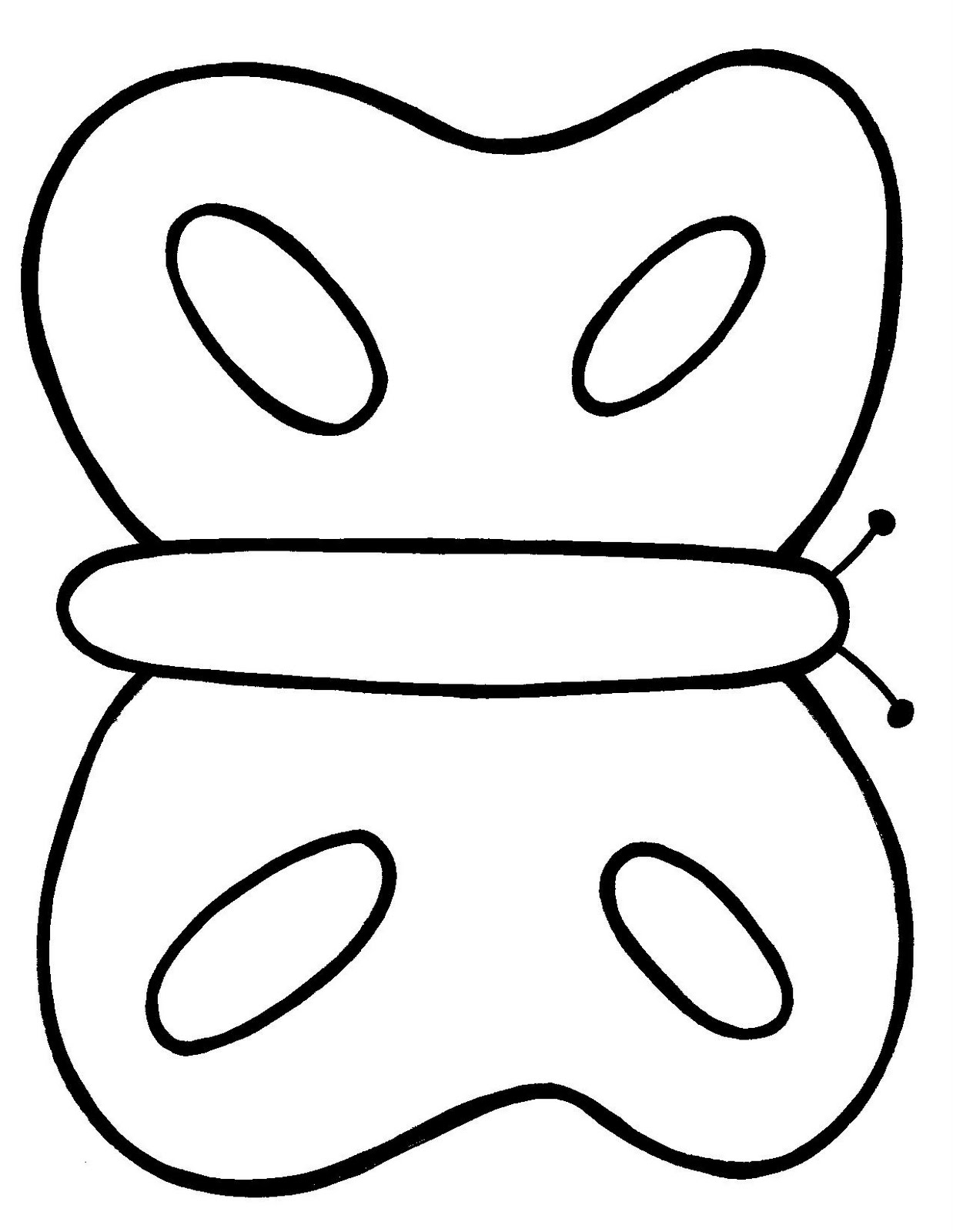 Butterfly Outline Drawings