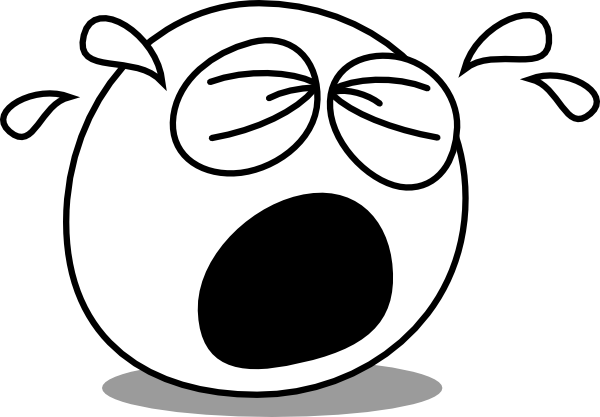 Buddy Crying Clip Art - vector clip art online ...