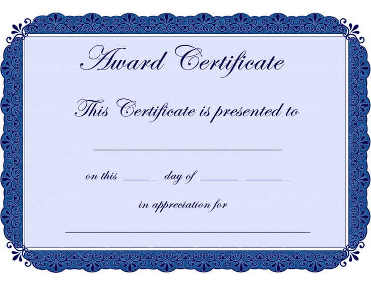 Free Printable Certificates ...