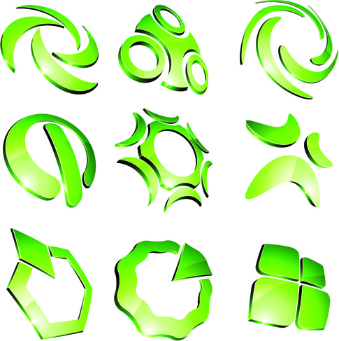 Green recycling logo free vector download (74,214 Free vector) for ...