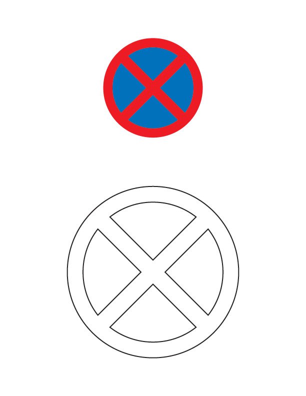 Stop Sign Coloring Page Stop Sign Coloring Page Free Printable ...