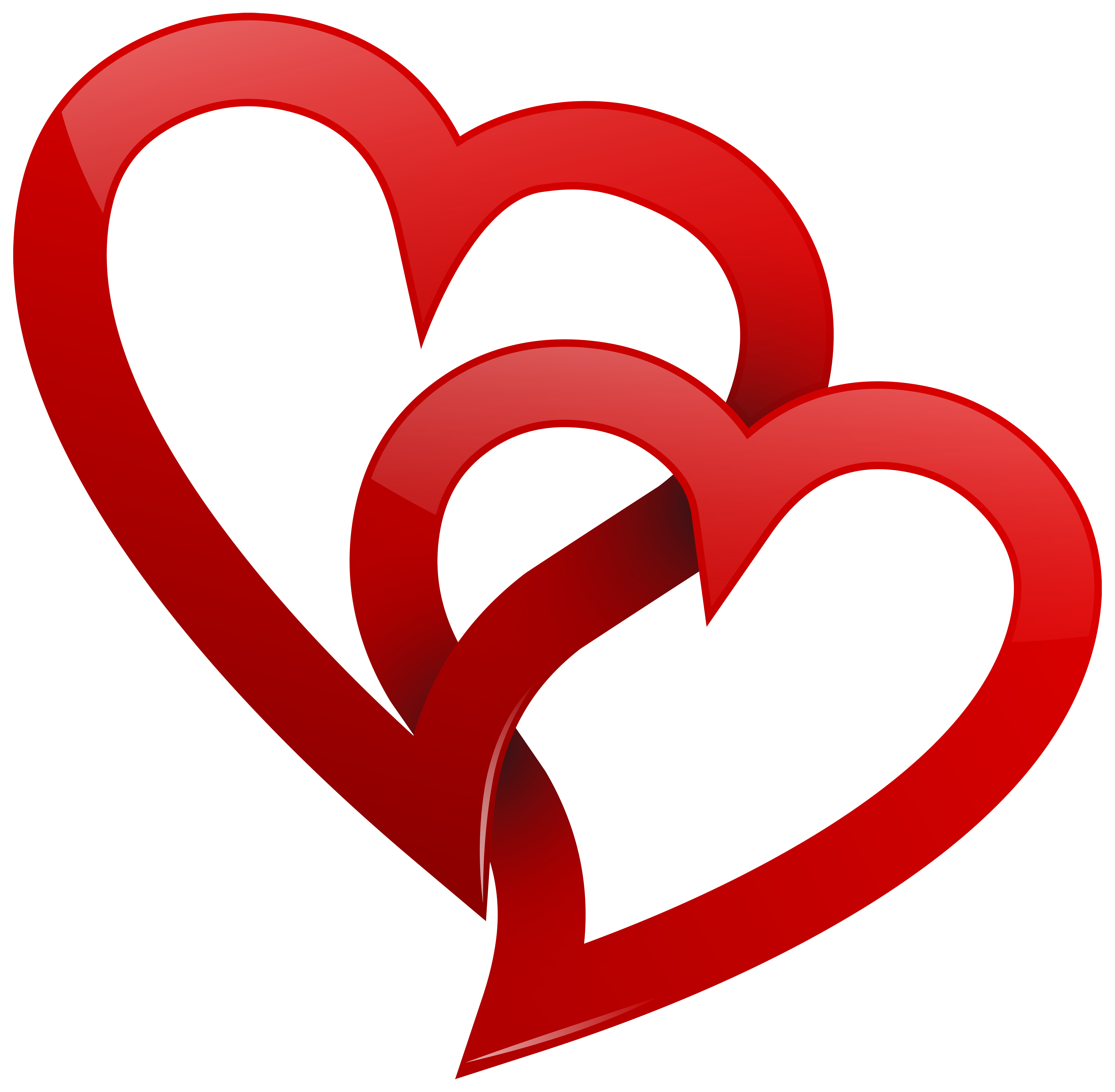 Two Hearts - ClipArt Best