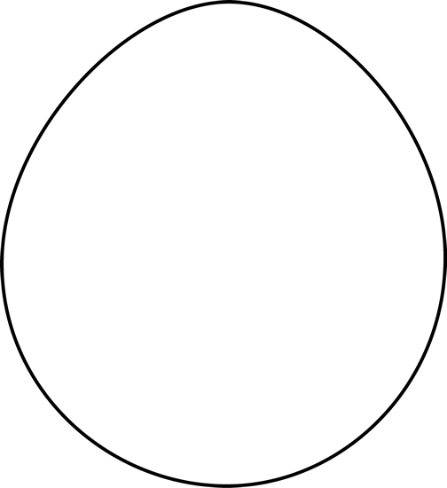 Egg Outline Clipart
