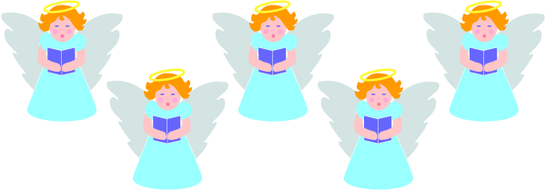 Angel Free Border Clipart