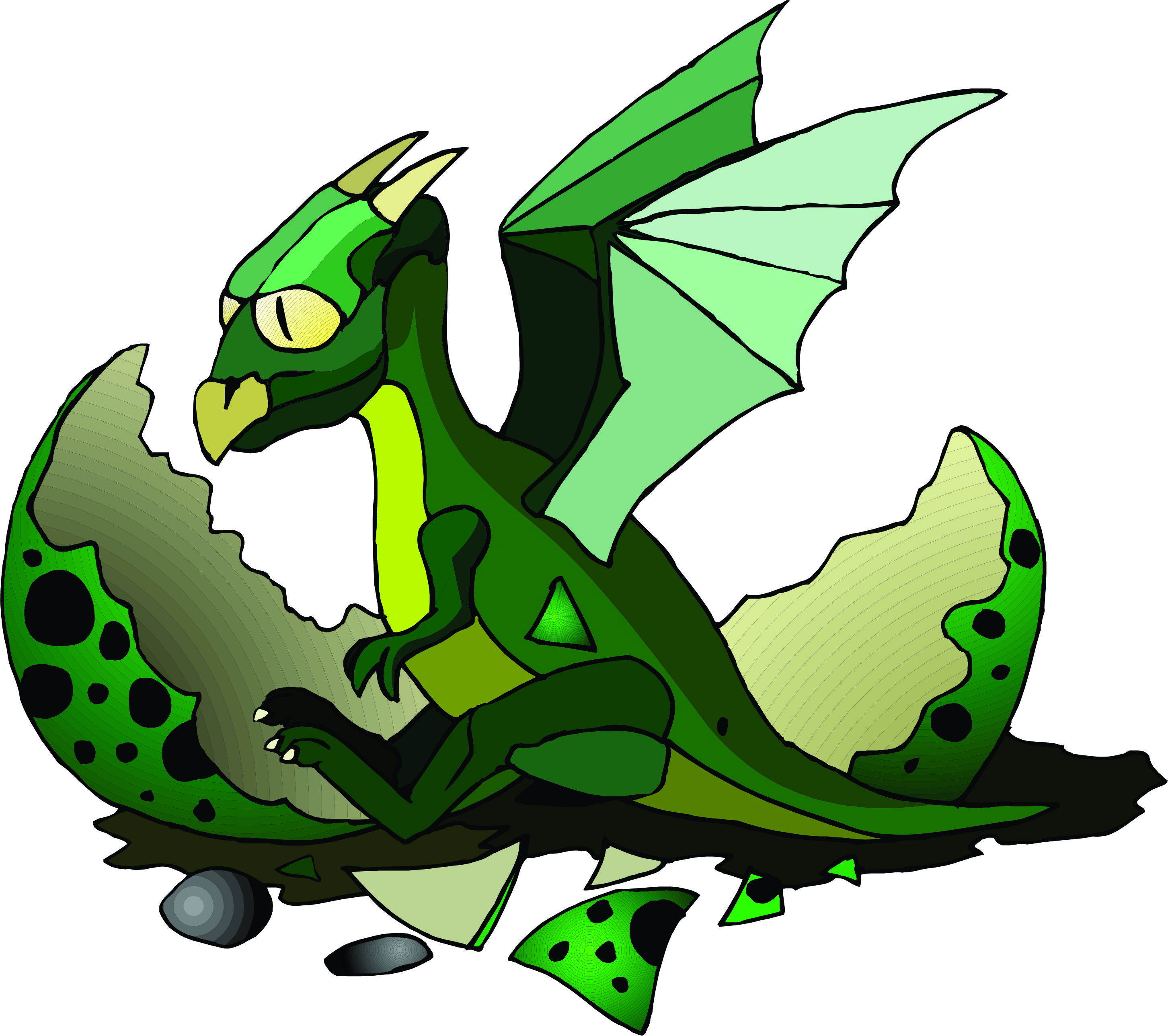 Baby Dragon Clipart - Free Clipart Images