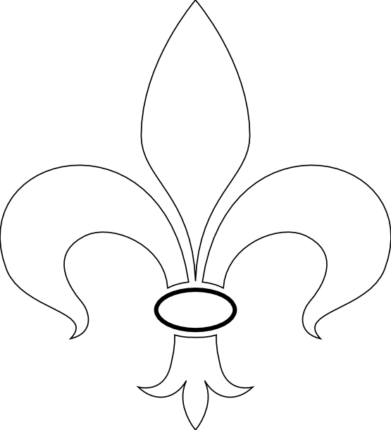 Fleur De Lis Vector Art