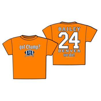 DDI 425275 Champ Bailey Got Champ Orange T-