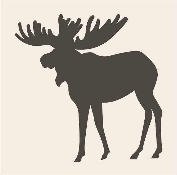 STENCILS MOOSE Animal Stencil 6 Sizes by SuperiorStencils on Etsy