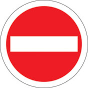 Arco Website - No Entry Traffic Road Signs from Proprietary ...