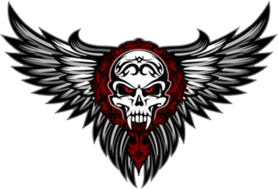 Skull / wings PSD, free vector - VectorHQ.com